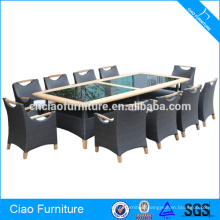 11 Pieces Table and chair set wooden dining furniture